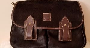 Dooney & Bourke Haircalf Cavallino Leather Saddle